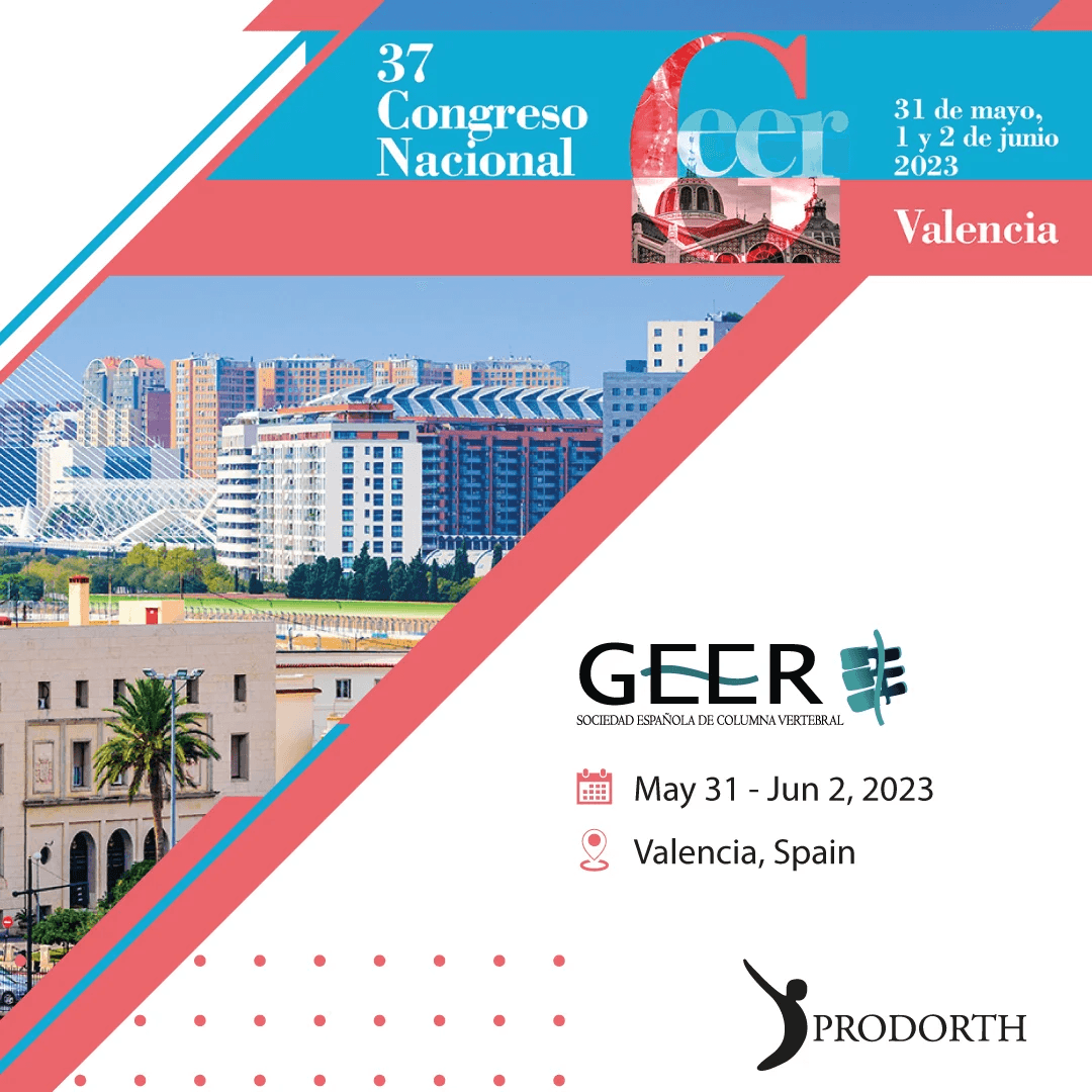 GEER 2023 - SOCIEDAD ESPANOLA DE COLUMNA VERTEBRAL |PRODORTH SPINE