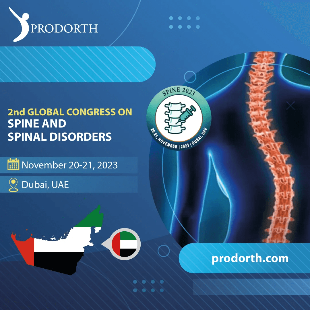 2nd GLOBAL CONGRESS ON SPINE AND SPINAL DISORDERS - 2023