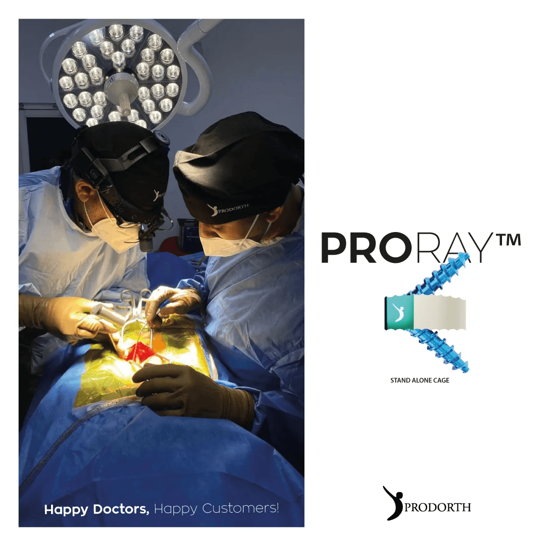 Spine Surgery - Anterior Cervical Peek Cage with Screws - 2022 | Dominican Republic